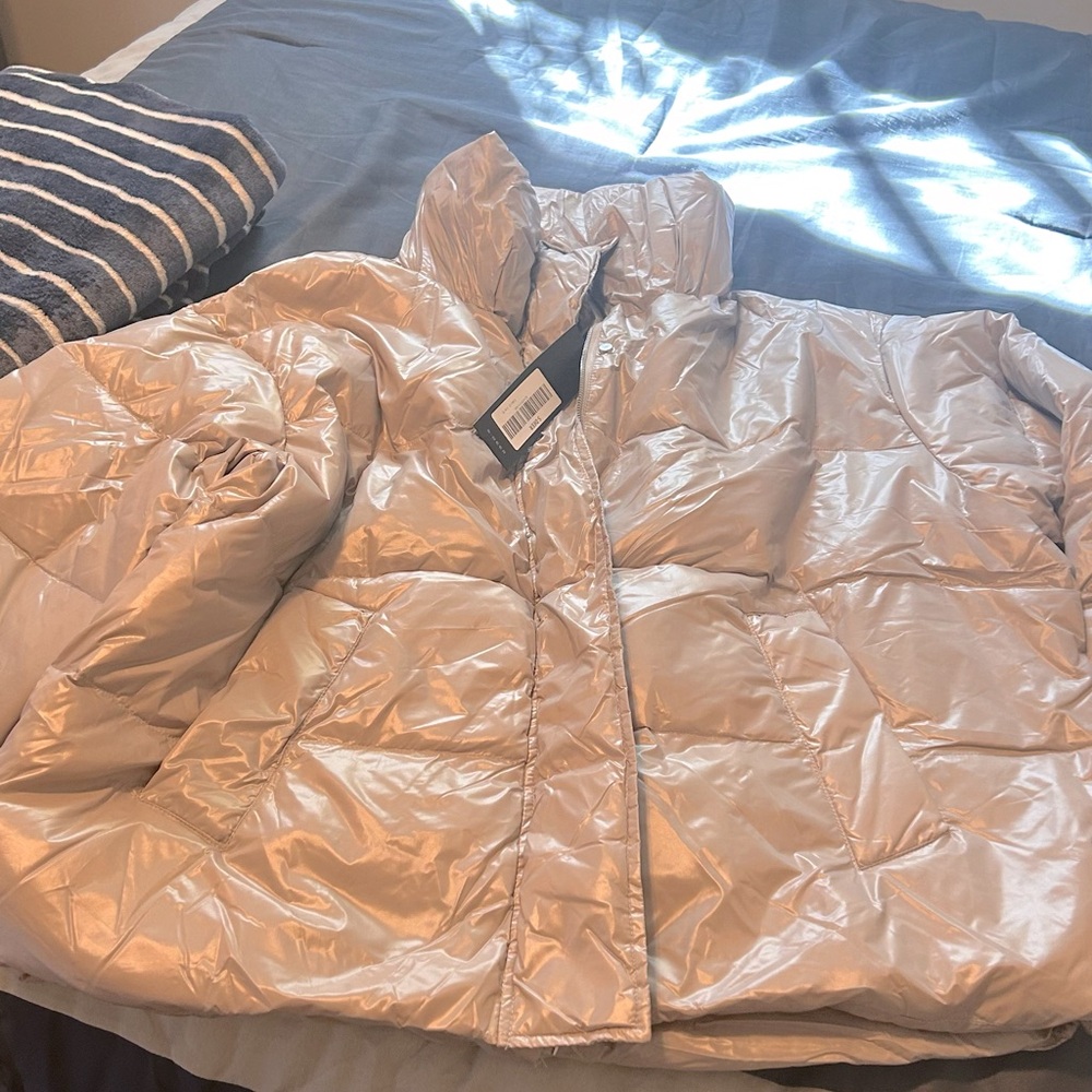 S-Deer gray goose feather bomber jacket